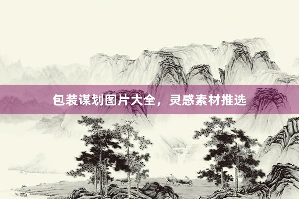 包装谋划图片大全，灵感素材推选